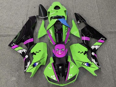 Venta Carenados Moto Honda CBR600RR 2013-2023 - Verde Azul Púrpura Negro Brillante Tiburón