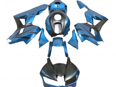 Venta Carenados Moto Honda CBR600RR 2013-2023 - Azul Claro Negro Mate