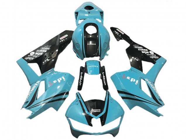 Venta Carenados Moto Honda CBR600RR 2013-2023 - Azul Claro Negro Brillante