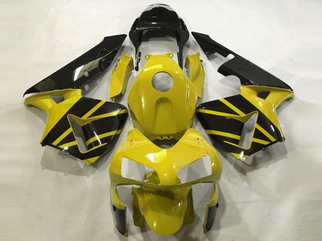 Venta Carenados Moto Honda CBR600RR 2003-2004 - Mostaza Amarillo Negro Brillante