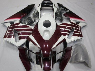 Venta Carenados Moto Honda CBR600RR 2003-2004 - Blanco Púrpura Oscuro