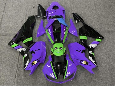 Venta Carenados Moto Honda CBR600RR 2013-2023 - Púrpura Verde Azul Negro Brillante Tiburón