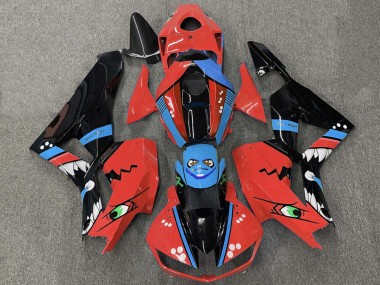 Venta Carenados Moto Honda CBR600RR 2013-2023 - Rojo Azul Negro Brillante Tiburón