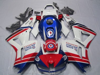 Venta Carenados Moto Honda CBR600RR 2013-2023 - Blanco Rojo Azul Royal Air Force