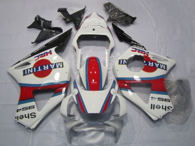 Venta Carenados Moto Honda CBR954RR 2002-2003 - Blanco Rojo Negro Martini