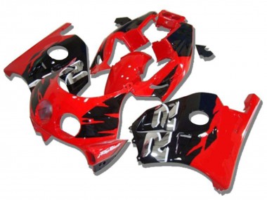 Venta Carenados Moto Honda CBR250RR 1990-1998 - Rojo Negro Brillante Plata RR