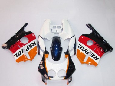 Venta Carenados Moto Honda CBR250RR 1990-1998 - Naranja Blanco Rojo Negro Brillante Repsol