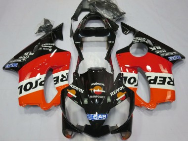 Venta Carenados Moto Honda CBR600 F4i 2001-2003 - Naranja Blanco Rojo Negro Brillante Repsol