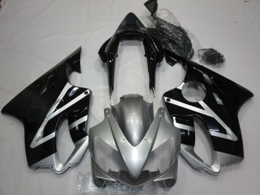 Venta Carenados Moto Honda CBR600 F4i 2004-2007 - Plata Negro Brillante