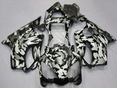 Venta Carenados Moto Honda CBR600 F4i 2001-2003 - Blanco Gris Negro Camouflage