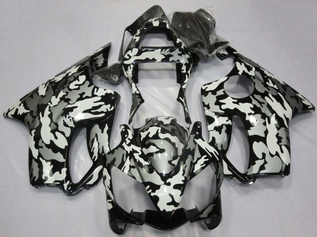 Venta Carenados Moto Honda CBR600 F4i 2001-2003 - Blanco Gris Negro Camouflage