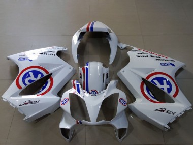 Venta Carenados Moto Honda VFR 800 2002-2013 - Blanco Azul Rojo R