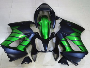 Venta Carenados Moto Honda VFR 800 2002-2013 - Verde Negro Mate