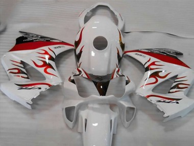 Venta Carenados Moto Honda VFR 800 2002-2013 - Blanco Rojo Llama