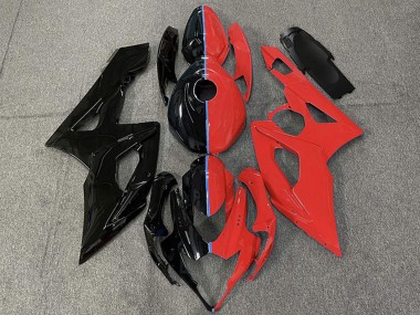 Venta Carenados Moto Suzuki GSXR 1000 2005-2006 - Negro Brillante Rojo