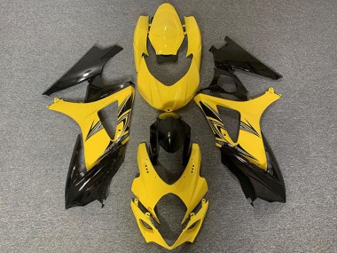 Venta Carenados Moto Suzuki GSXR 1000 2007-2008 - Amarillo Negro Brillante
