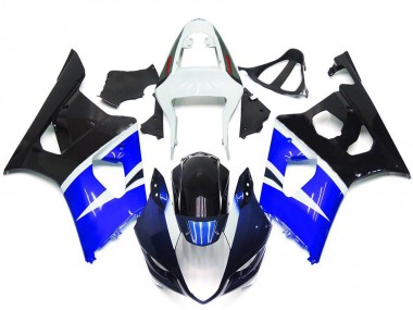 Venta Carenados Moto Suzuki GSXR 1000 2003-2004 - Blanco Azul Negro Brillante