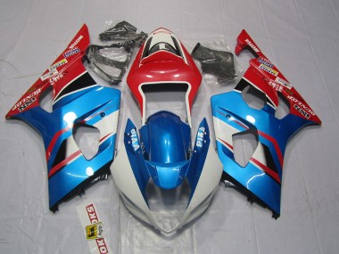 Venta Carenados Moto Suzuki GSXR 1000 2003-2004 - Rojo Azul Blanco