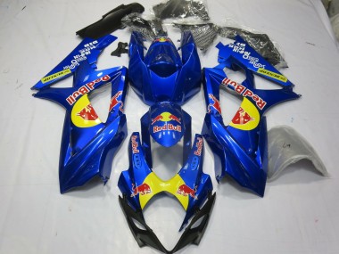 Venta Carenados Moto Suzuki GSXR 1000 2007-2008 - Azul Amarillo Rojo Bull