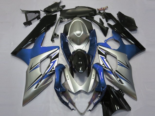 Venta Carenados Moto Suzuki GSXR 1000 2005-2006 - Azul Plata Negro