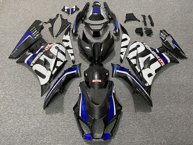 Venta Carenados Moto Suzuki GSXR 1000 2017-2024 - FibraCarbono Estilo Azul