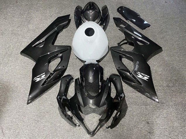Venta Carenados Moto Suzuki GSXR 1000 2005-2006 - FibraCarbono Estilo Blanco Brillante