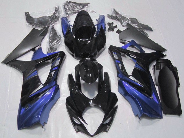Venta Carenados Moto Suzuki GSXR 1000 2007-2008 - Negro Brillante Azul