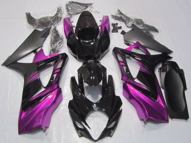 Venta Carenados Moto Suzuki GSXR 1000 2007-2008 - Negro Brillante Rosa