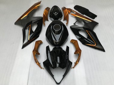 Venta Carenados Moto Suzuki GSXR 1000 2005-2006 - Negro Brillante Bronze