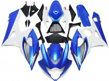 Venta Carenados Moto Suzuki GSXR 1000 2005-2006 - Blanco Azul