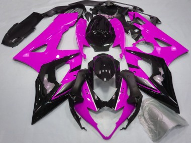 Venta Carenados Moto Suzuki GSXR 1000 2005-2006 - Rosa Negro Brillante