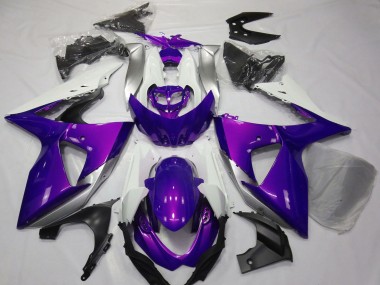 Venta Carenados Moto Suzuki GSXR 1000 2009-2016 - Púrpura Blanco