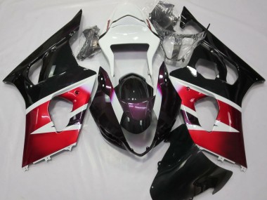 Venta Carenados Moto Suzuki GSXR 1000 2003-2004 - Rojo Blanco Negro Brillante