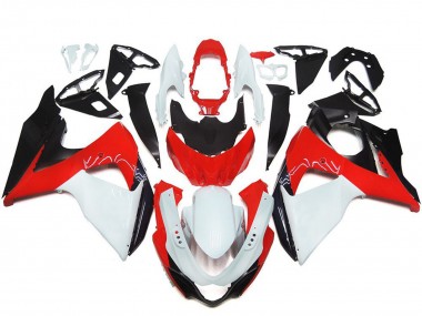 Venta Kits Carenado Moto Suzuki GSXR 1000 2009-2016 - Blanco Rojo Negro