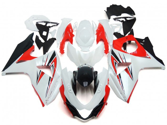 Venta Carenado Moto Suzuki GSXR 1000 2009-2016 - Blanco Rojo Negro