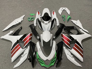 Venta Carenados Moto Suzuki GSXR 1000 2009-2016 - Blanco Rojo Verde Negro
