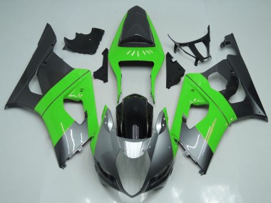 Venta Carenados Moto Suzuki GSXR 1000 2003-2004 - Verde Plata Negro