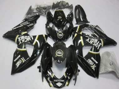 Venta Carenados Moto Suzuki GSXR 1000 2009-2016 - Negro Brillante Lucky Strike