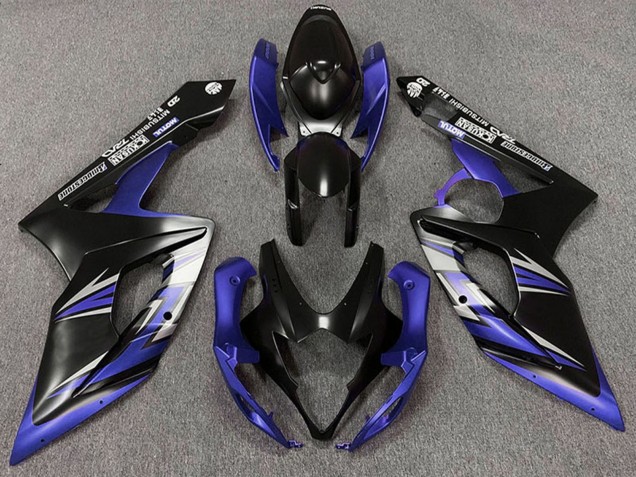 Venta Carenados Moto Suzuki GSXR 1000 2005-2006 - Negro Mate Azul