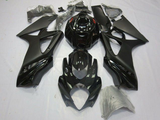 Venta Carenados Moto Suzuki GSXR 1000 2007-2008 - Negro Brillante Negro Mate