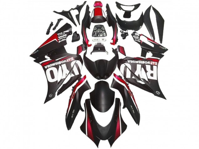 Venta Carenados Moto ABS Suzuki GSXR 1000 2017-2024 - Negro Mate Rojo