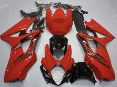 Venta Carenados Moto Suzuki GSXR 1000 2007-2008 - Rojo Negro Brillante OEM Estilo