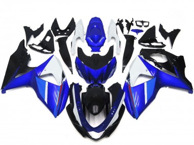Venta Carenados Moto Suzuki GSXR 1000 2009-2016 - Blanco Azul Negro