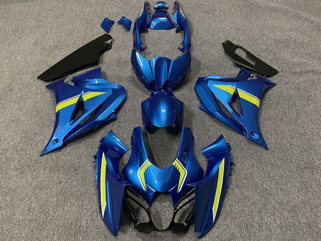 Venta Carenados Moto Suzuki GSXR 1000 2017-2024 - Azul Amarillo Estilo