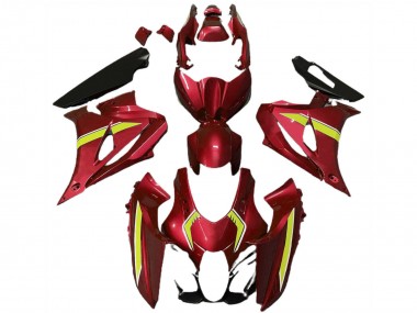 Venta Carenados Moto Suzuki GSXR 1000 2017-2024 - Rojo Amarillo Estilo