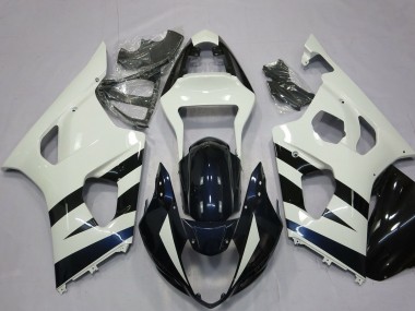Venta Carenados Moto Suzuki GSXR 1000 2003-2004 - Blanco Negro Brillante