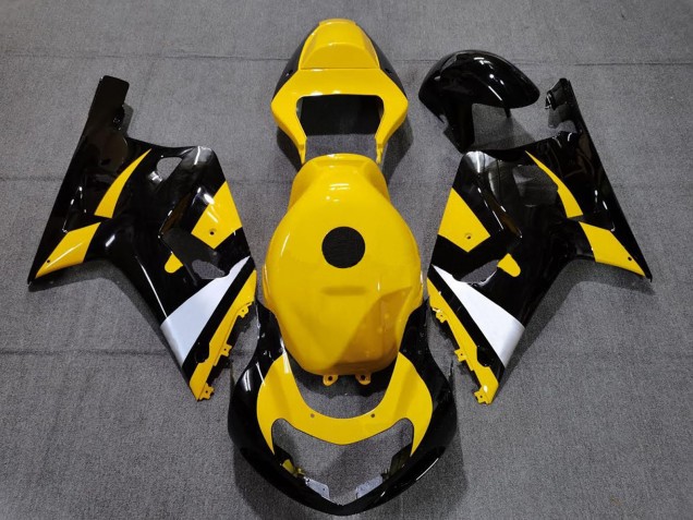 Venta Carenados Moto Suzuki GSXR 600 / GSXR 750 2001-2003 - Amarillo Blanco Negro Brillante