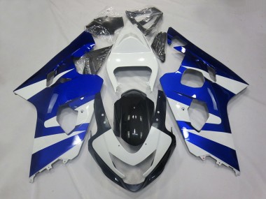 Venta Carenados Moto Suzuki GSXR 600 / GSXR 750 2004-2005 - Blanco Azul Negro OEM Estilo
