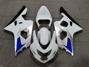 Venta Kits Carenado Moto Suzuki GSXR 600 / GSXR 750 2004-2005 - Blanco Azul Negro