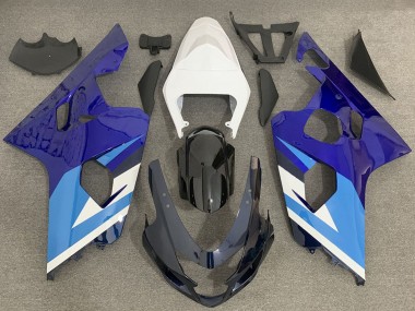 Venta Carenado Moto Suzuki GSXR 600 / GSXR 750 2004-2005 - Blanco Azul Negro
